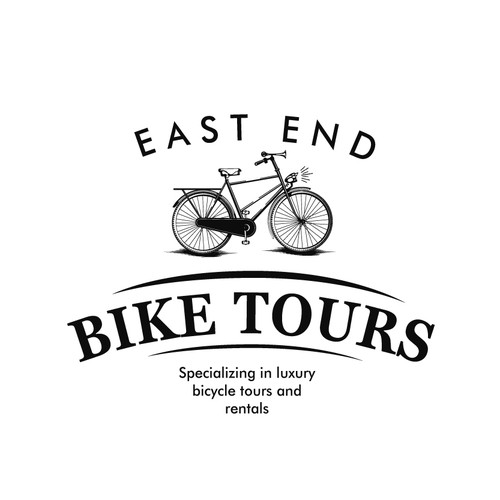 Tour logo with the title 'East End Bike Tours'