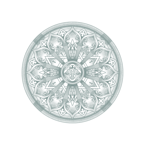 Mandala logo with the title 'Park Cities Presbyterian Church Window'