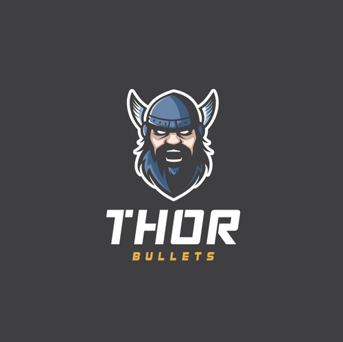 Angry logo with the title 'Logo for Thor Bullets'