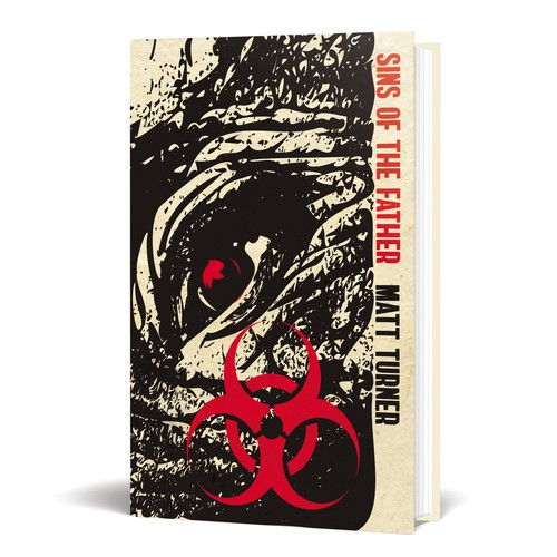 Striking book cover with the title 'Sci-fi Book Cover'