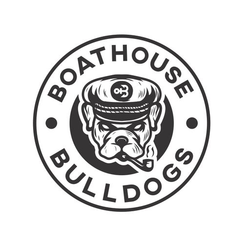 Sailing logo with the title 'Boathouse Bulldogs'