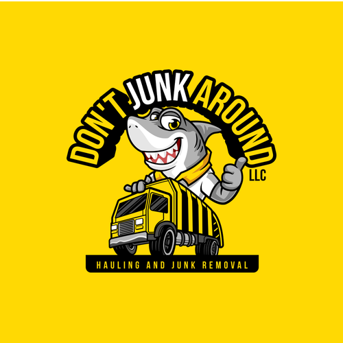 Shark design with the title 'Don't Junk Aroung'