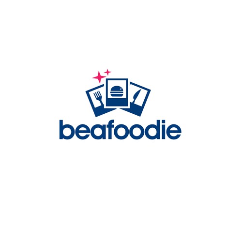 Picture logo with the title 'beeffoodie'