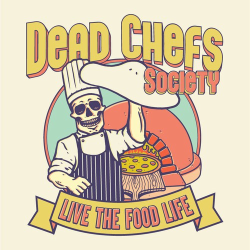 Pizzeria design with the title '1 to 1 project'