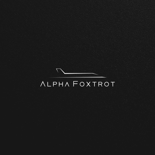 Drone logo with the title 'Unique Logo Design - Aviation'