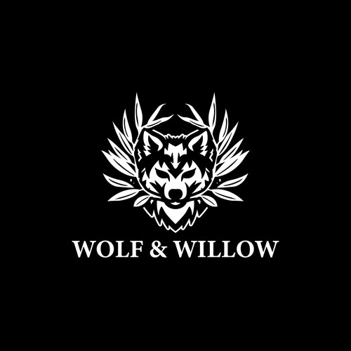 Willow logo with the title 'wolf and willow'