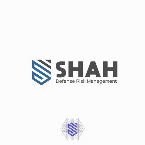 Defense logo with the title 'S Shield Logo'