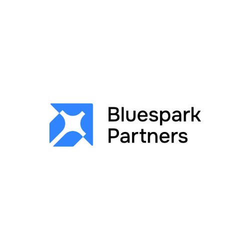 Politics logo with the title 'Bluespark Partners Logo'