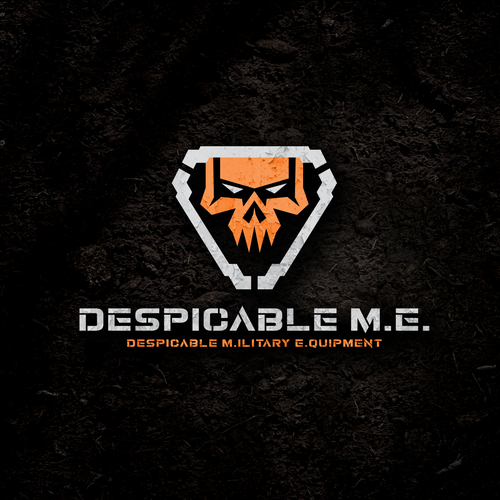 Heavy equipment logo with the title 'Despicable Me'