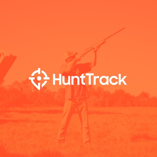 Dart logo with the title 'HuntTrack'
