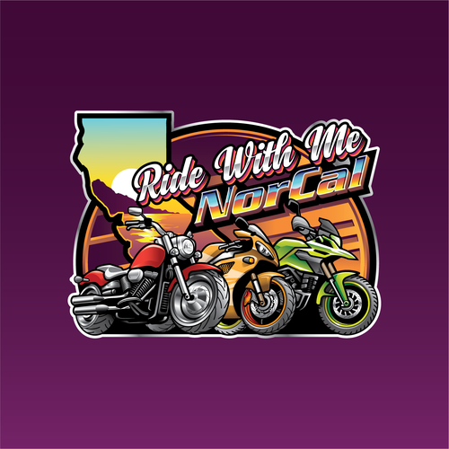 Transparent background YouTube logo with the title 'Ride With Me NorCal'