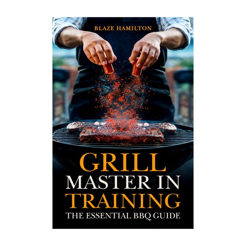 Kindle book cover with the title 'eBook Cover Design for Grill Master'