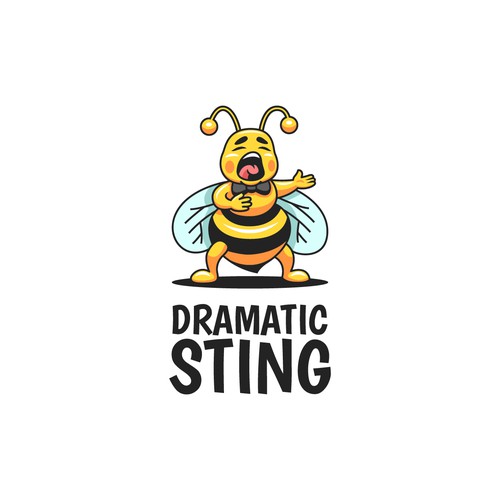Cartoon logo with the title 'Dramatic Sting'