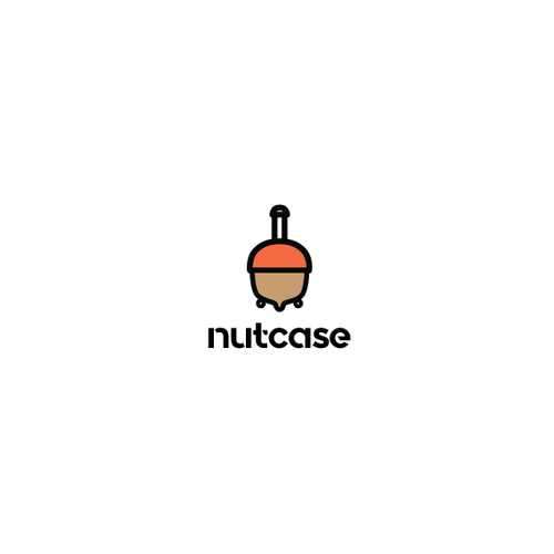 Suitcase design with the title 'Logo for a suitcase brand'