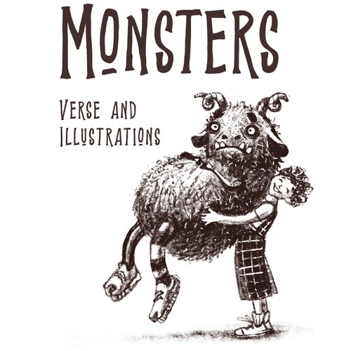 Monster artwork with the title 'Concept Illustration for Book Cover'