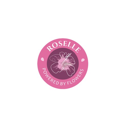 Tea brand with the title 'Logo design for hibiscus products'