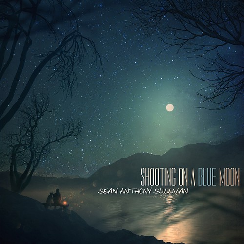 Moon artwork with the title 'Design for the rock album'