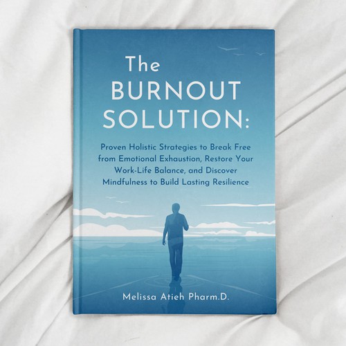 Psychology book cover with the title 'Design a Captivating Cover for a Book about Burnout'