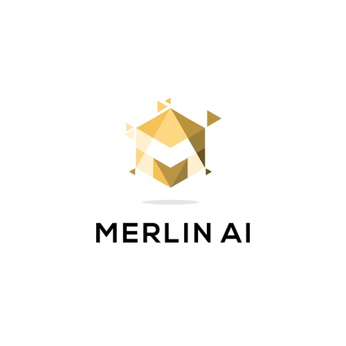 Shapes logo with the title 'MERLIN AI LOGO'