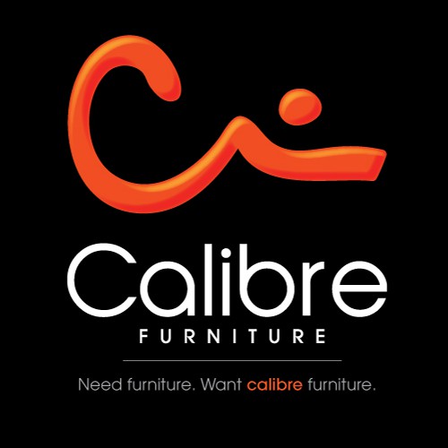 Shape design with the title 'Calibre Furniture Logo'