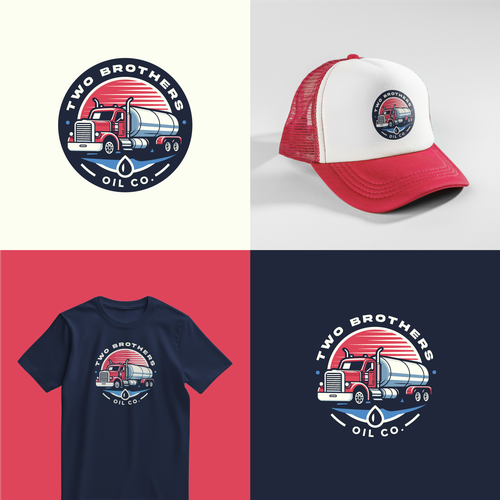 Logistics logo with the title 'Two Brothers co'