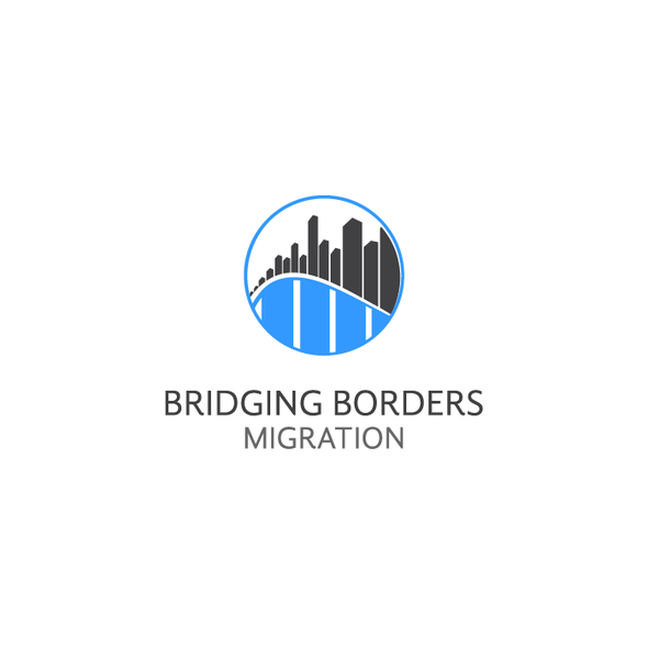 Border design with the title 'Bridging Borders Migration'
