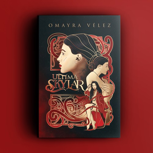 Fantasy book cover with the title 'Ultima Skylar'