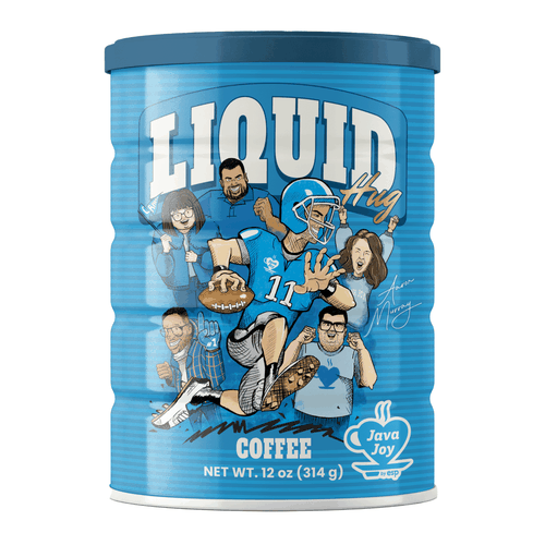 Shop packaging with the title 'Coffee can'