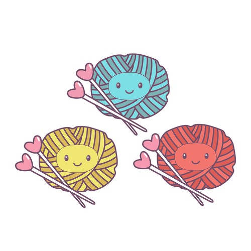 Yarn design with the title 'Logo for brand '