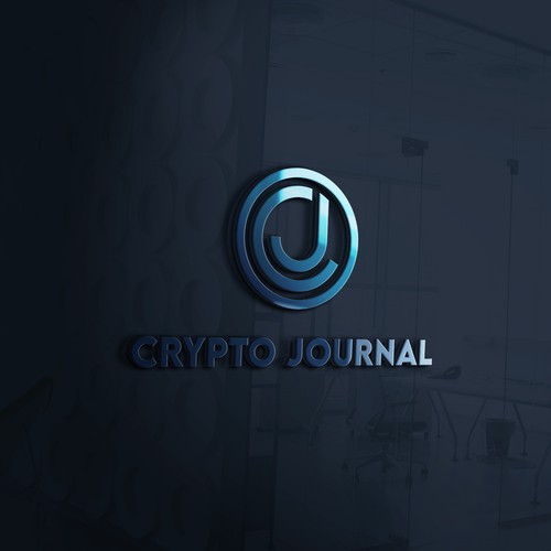 Journal design with the title 'Crypto Journal Logo'