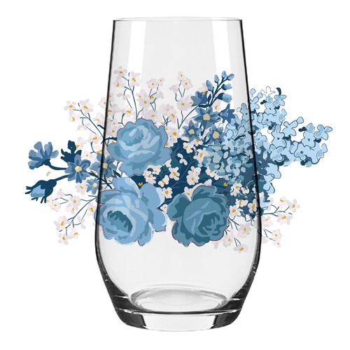 Artistic illustration with the title 'floral illustration'