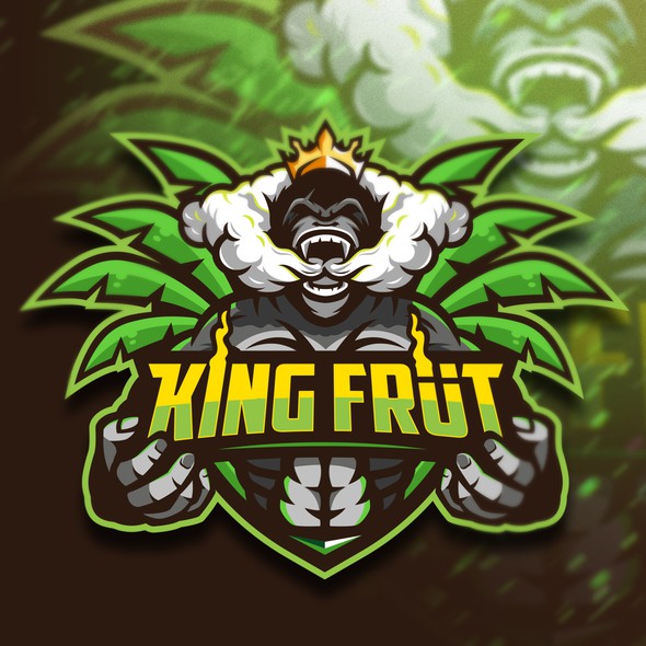Gorilla design with the title 'King Früt'
