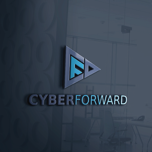 Forward logo with the title 'Logo for cyber security company "Cyber Forward"'