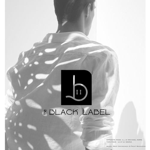 Men's fashion design with the title 'Logo concept for bespoke men's fashion company'