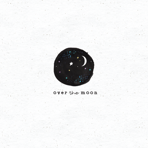 Constellation logo with the title 'Over the moon'