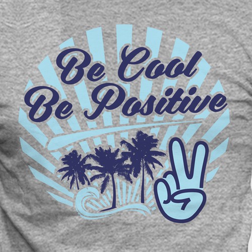 Beach t-shirt with the title 'Tshirt Design'