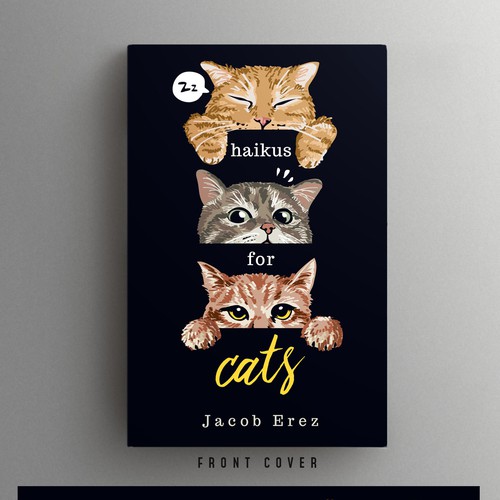 Cat book cover with the title 'Haikus for Cats'