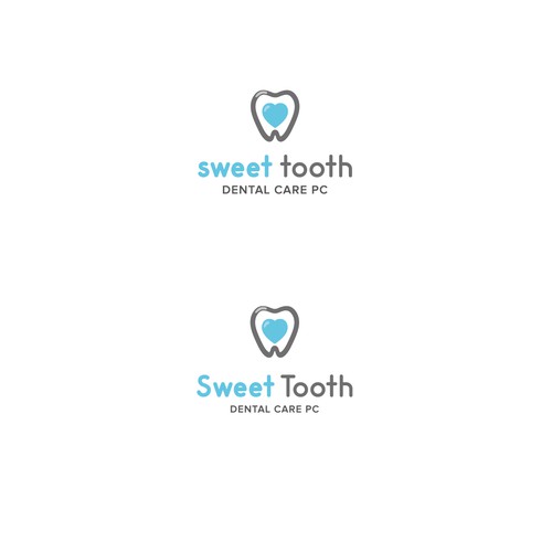 Dental design with the title 'Sweet Tooth'