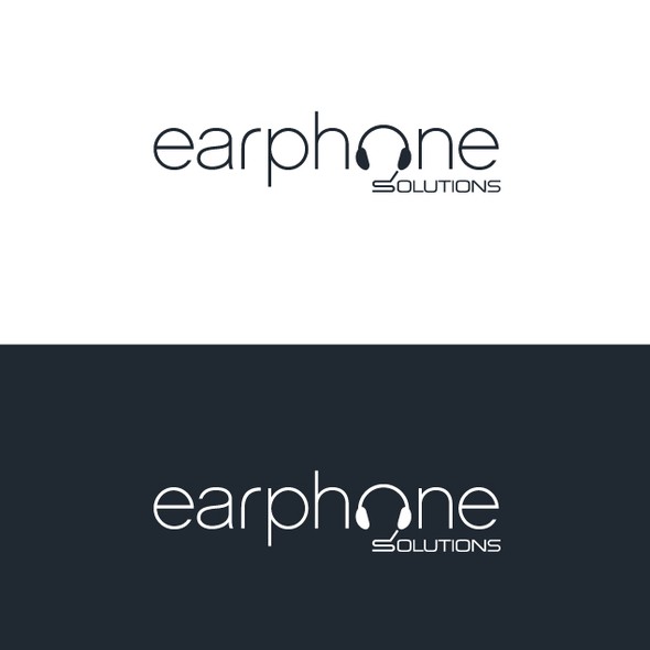 Smart logo with the title 'Earphone Solutions needs a new logo'