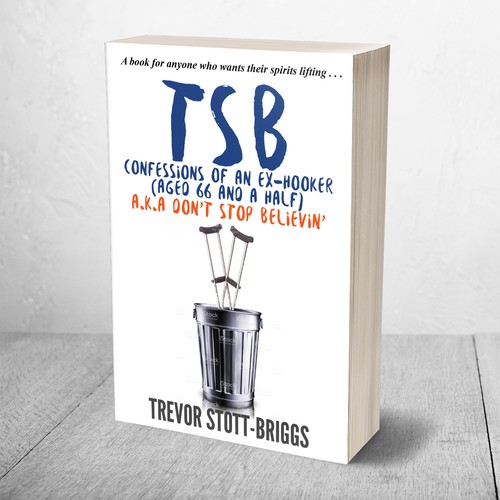 Disability design with the title 'Design a cover for the first million seller of the TSB - CONFESSIONS series'