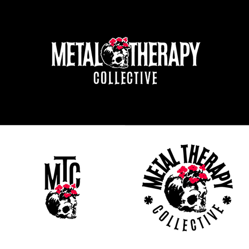Collective logo with the title 'Logo for Metal Therapy Collective'