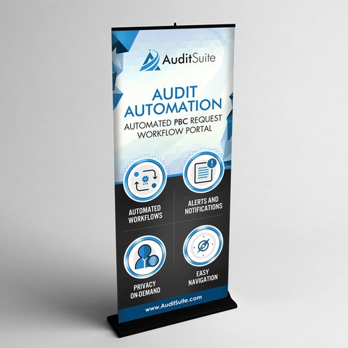 Display design with the title 'Signage Banner Display'