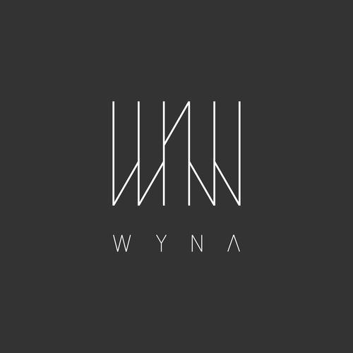 Grayscale logo with the title 'Fashion logo'