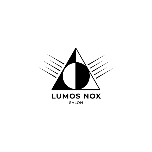 Salon brand with the title 'LUMOS NOX SALON'