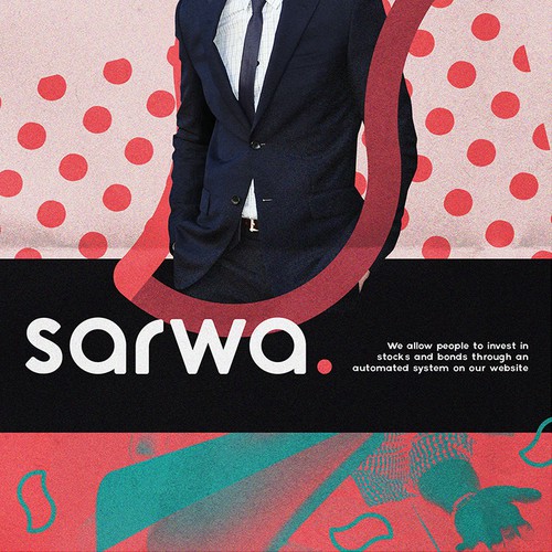 Fancy logo with the title 'sarwa.'