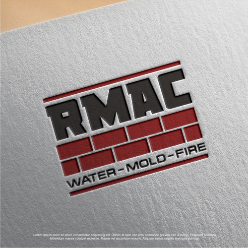 Brick design with the title 'Simple, Straight Forward Logo Design'