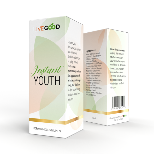 Packaging with the title 'Box packaged design for cosmetic brand'
