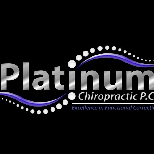 Spine logo with the title 'Platinum Chiropractic'