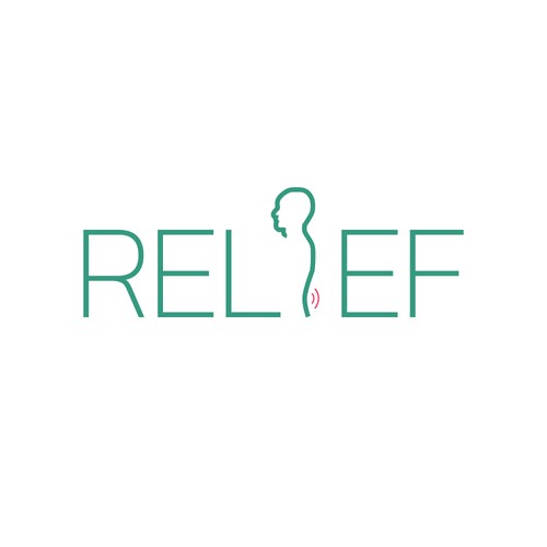Pain design with the title 'logo idea for relief company'