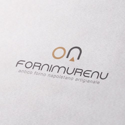 Pizza logo with the title 'Un concetto di logo audace per una pizzeria'